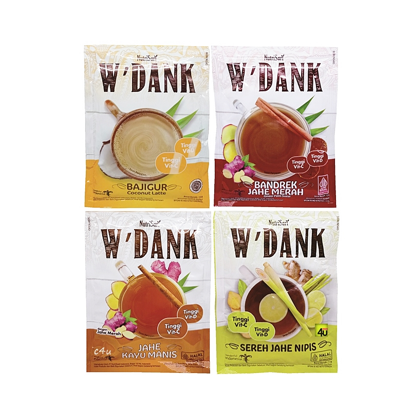 

Nutrisari W'DANK - Minuman Wedang Instan - Paket 5 sachet