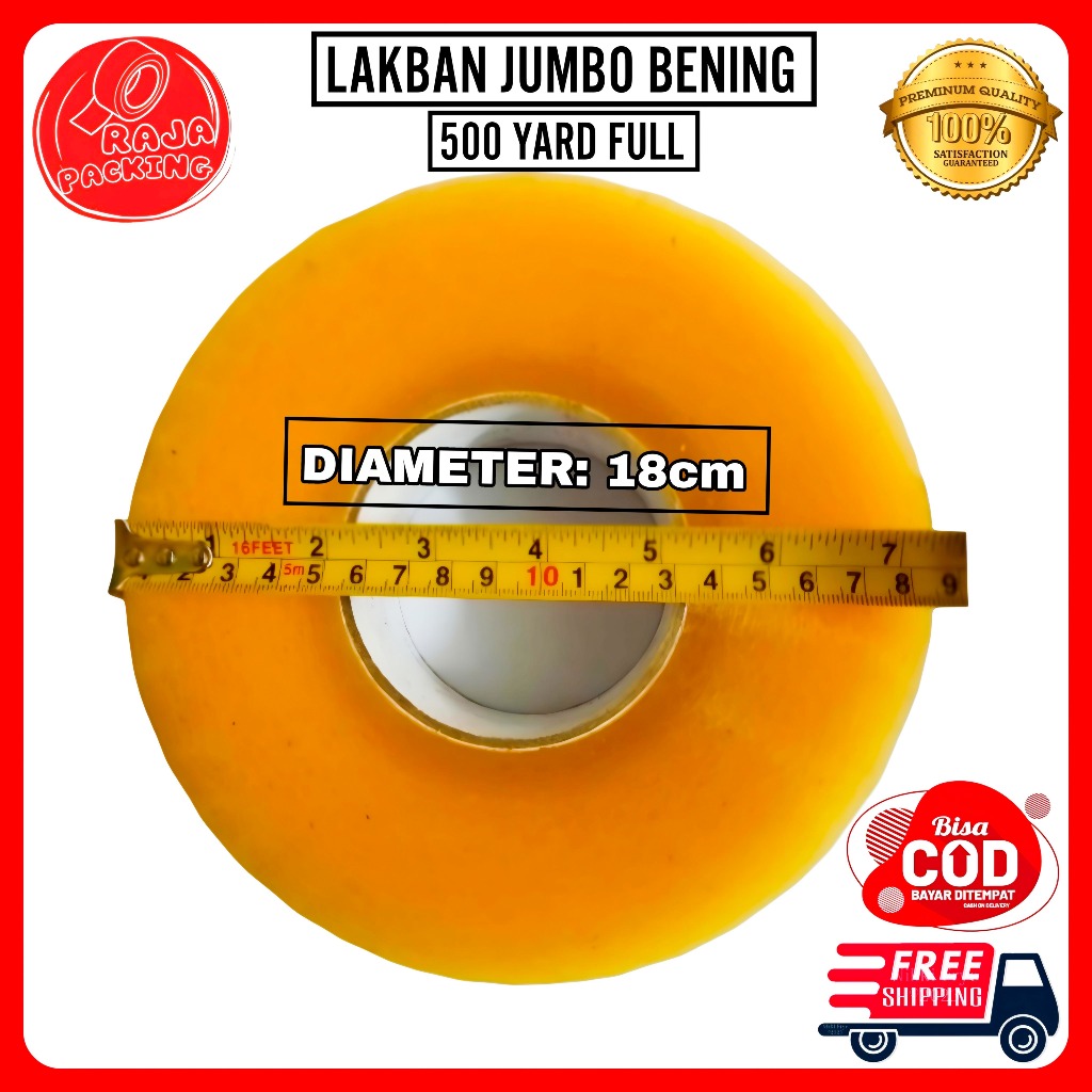 

LAKBAN JUMBO BENING 500 YARD FULL X 48 MM | LAKBAN BENING 500 METER
