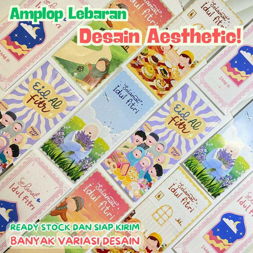 

AMPLOP LEBARAN DESAIN PREMIUM LUCU UNIK AESTHETIC | AMPLOP THR PANJANG