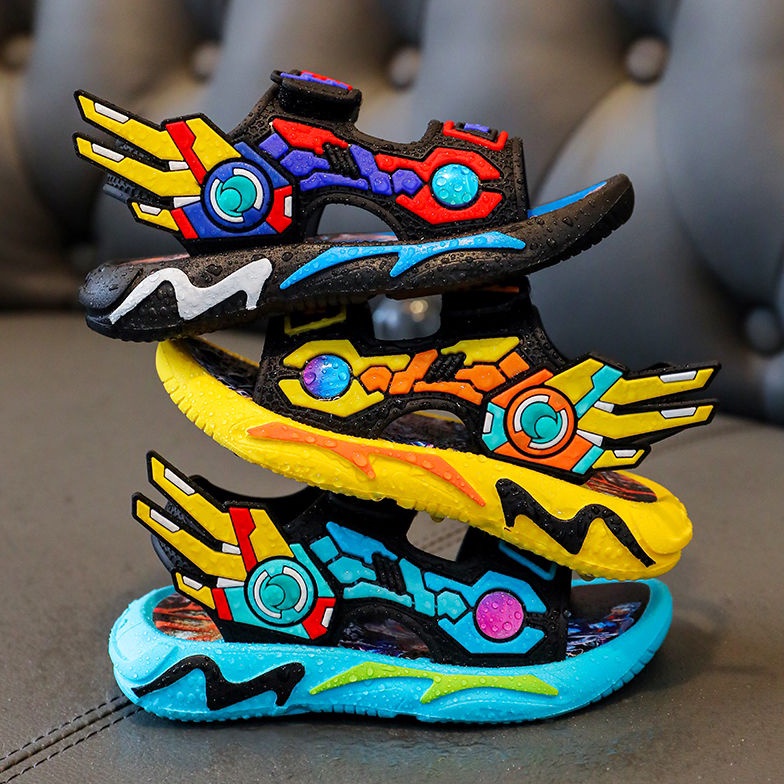 KODE E4G PROMO 22 IMPORT Kakimanis B119 Sendal Gunung Robot Kekinian Transformers Anak Laki Laki Sep