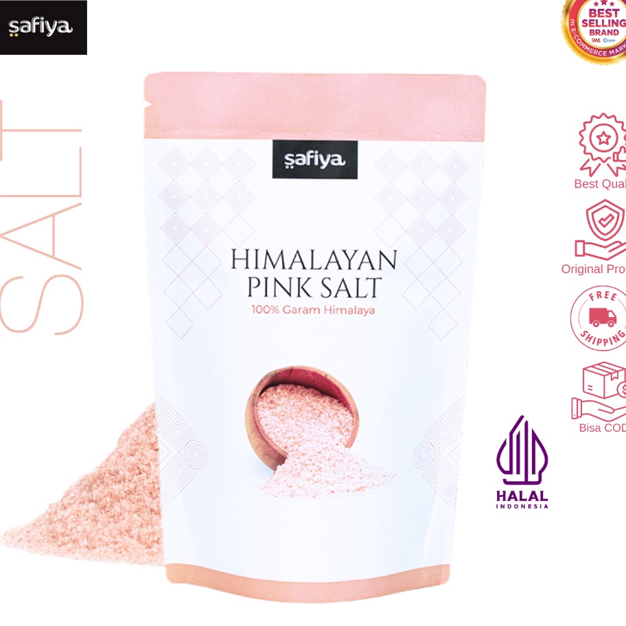 

COD Safiya Garam Himalaya 1 Kg Pink Himalayan Salt Original Premium