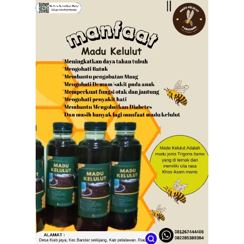 

Madu kelulut / Madu lebah trigona