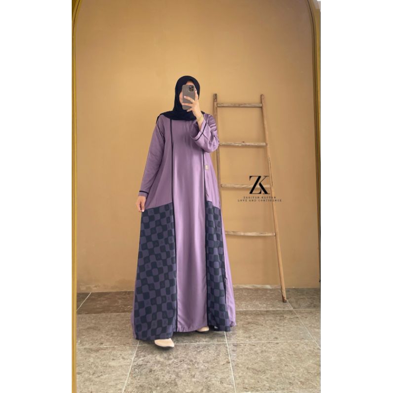 GAMIS TWILL UNIQLO MIX PRINTING BY ZAKIYAH KAFTAN