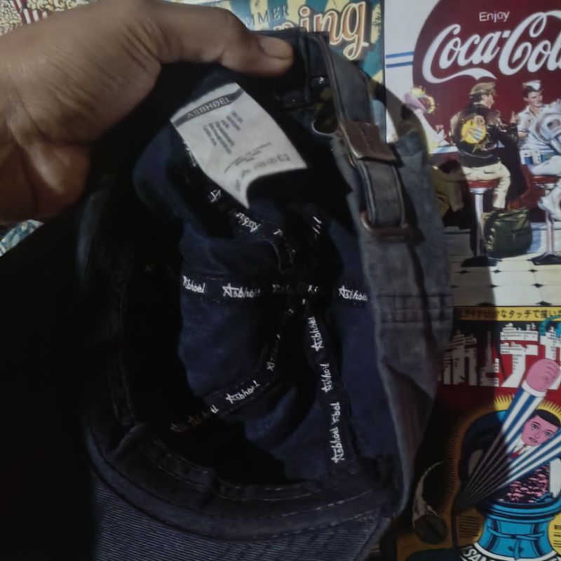 topi asbhoel vintage
