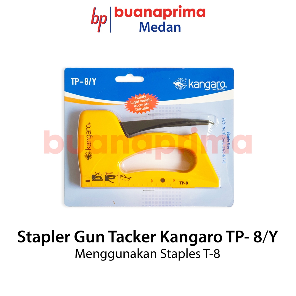 

GUN TACKER KANGARO TP-8Y Stapler Tembak Guntacker Plastik Hekter