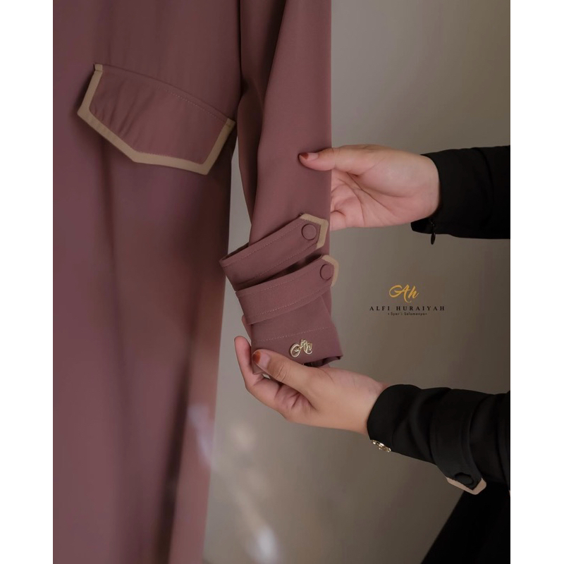 GAMIS PLAIN SET KHIMAR ALFI HURAIYAH PRELOVED