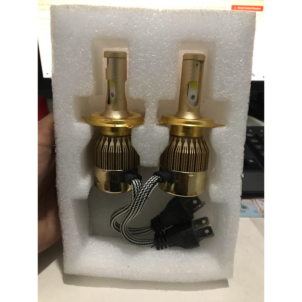 Lampu Utama Mobil H4 Nyala 2 Warna putih kuning