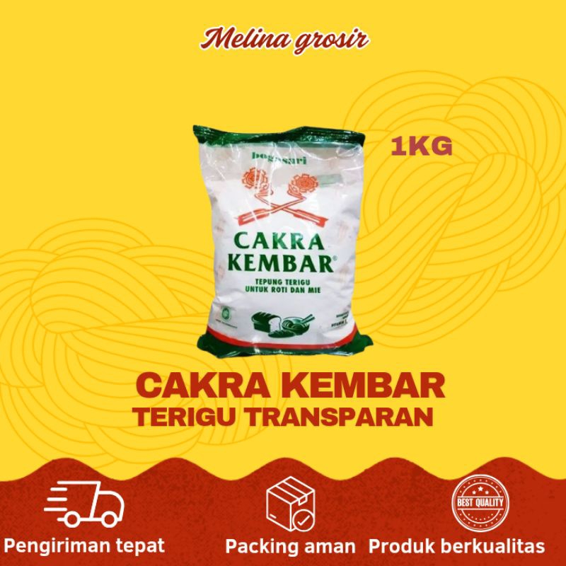 

CAKRA KEMBAR TERIGU TRANSPARAN PACK 1KG