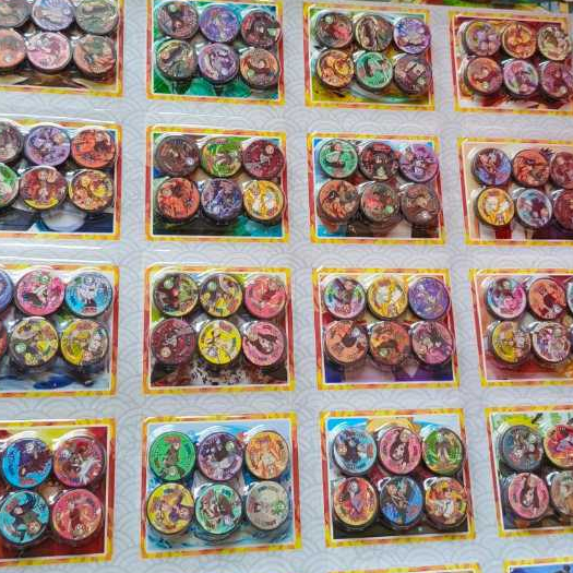 Mainan Edukasi Magnet Kulkas Magnet Kancing Karakter Labubu Magnet Naruto Magnet One Piece (isi 6)