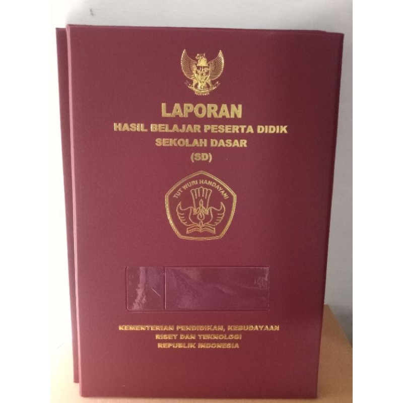 

Map Raport Sekolah Dasar || Sampul Raport SD (Umum) Isi 8 Lembar.
