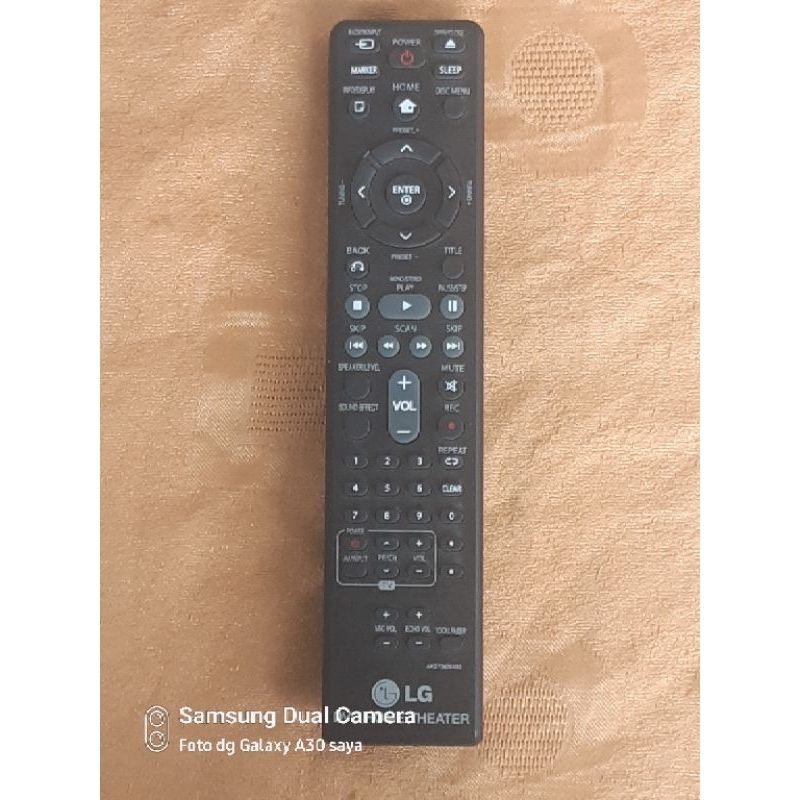 remote DVD home theatre original LG