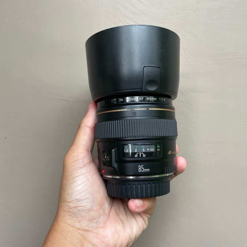 lensa fix canon 85mm f1.8 usm