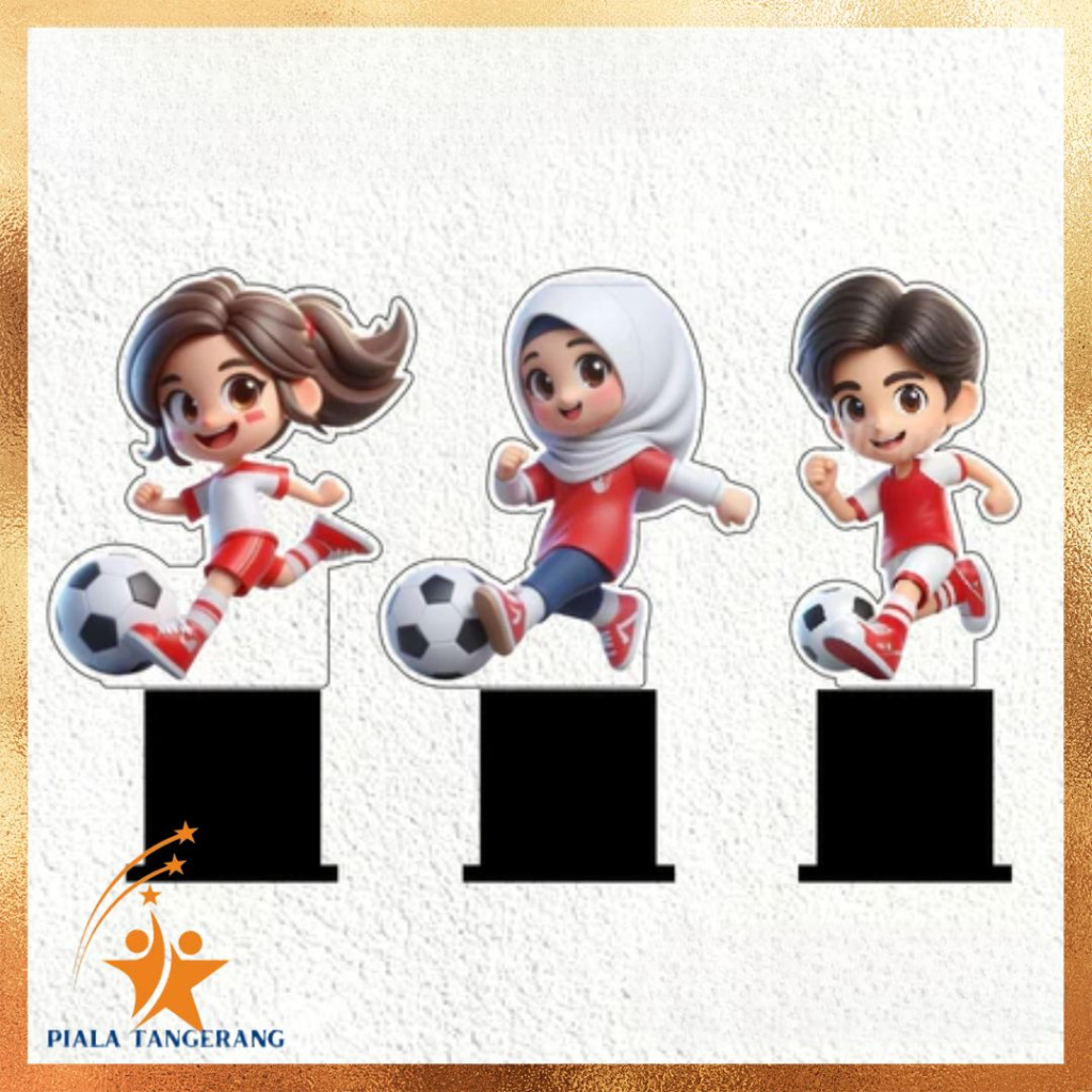 PIALA SEPAKBOLA ANAK PIALA FUTSAL PIALA OLAHRAGA ANAK AKRILIK