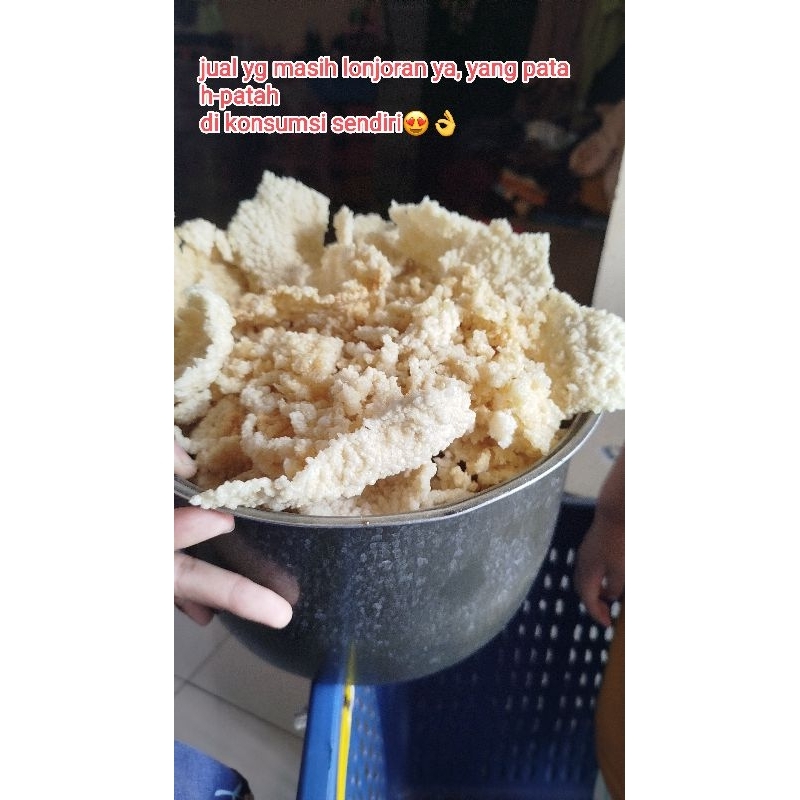 

Lezatoz_Genz Krupuk Puli Krupuk Gendar,Lempeng Mentah Khas Madiun Asli 1000Gr-500Gr