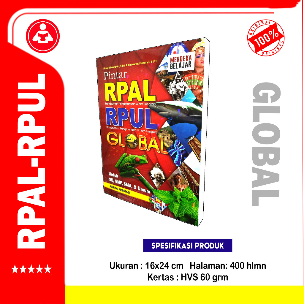Pintar Rpal Rpul Global,ilmu Pengetauhuan Umum/Cover Merah/Aneka Prestasi