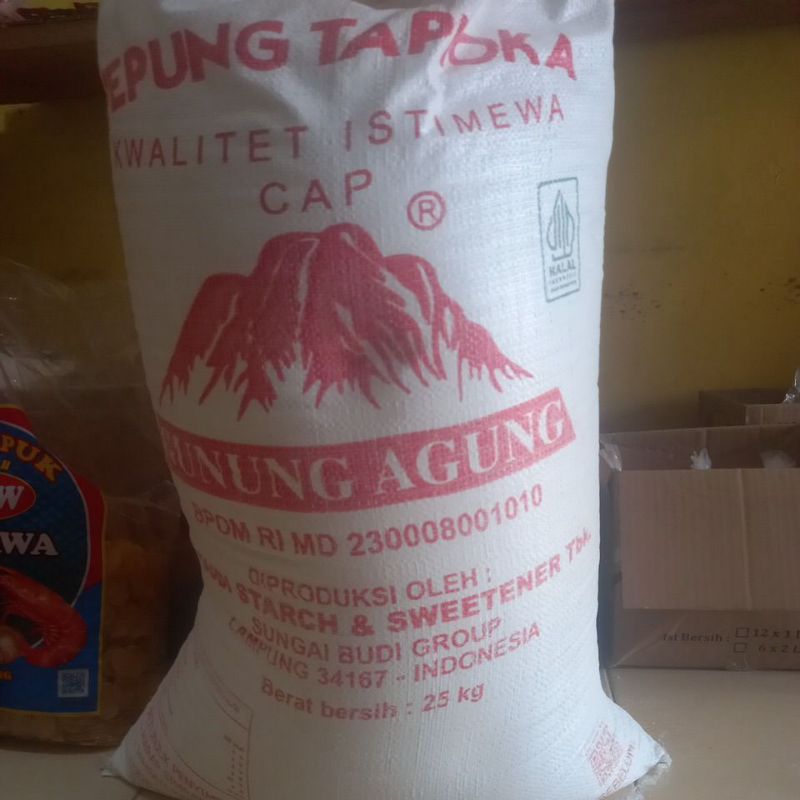 

Tepung Tapioka Tepung Sagu Kemasan Ekonomis 250gr 500gr 1kg