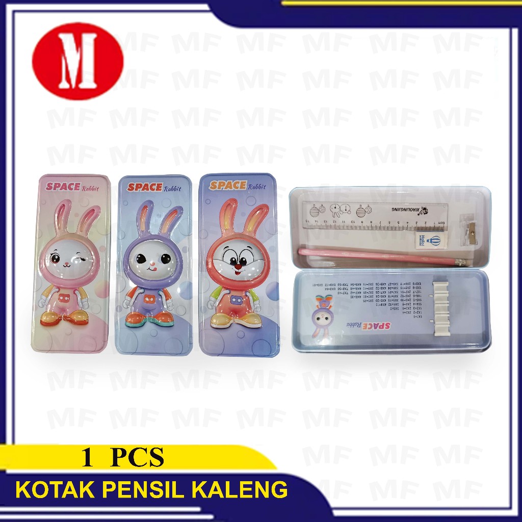 

Kotak Pensil Kaleng Space Rabbit Set Alat Tulis No.748-02
