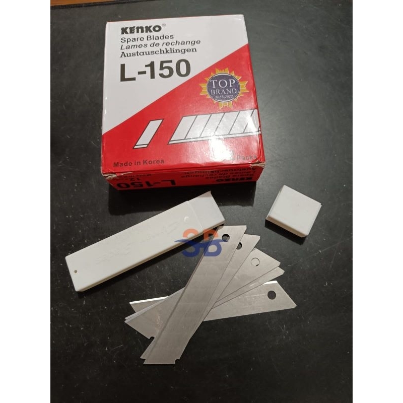 

isi cutter /cutter kenko L-150 / isi pisau cutter kenko besar L150 / refill cutter besar / cutter refill / isi ulang pisau kenko