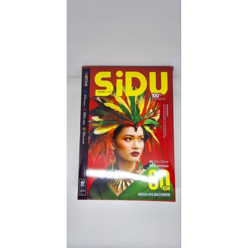 

1 Rim Kertas HVS A4 80 GSM SIDU
