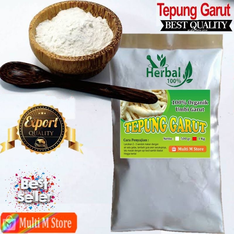 

Tepung Pati Garut Super 5 Kilo Gram | Sari Pati Garut Murni | Ampuh Atasi Maag Asam Lambung
