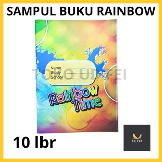 

(10 LBR) Sampul buku kertas/ sampul buku rainbow/ sampul buku tulis/ sampul buku kuarto