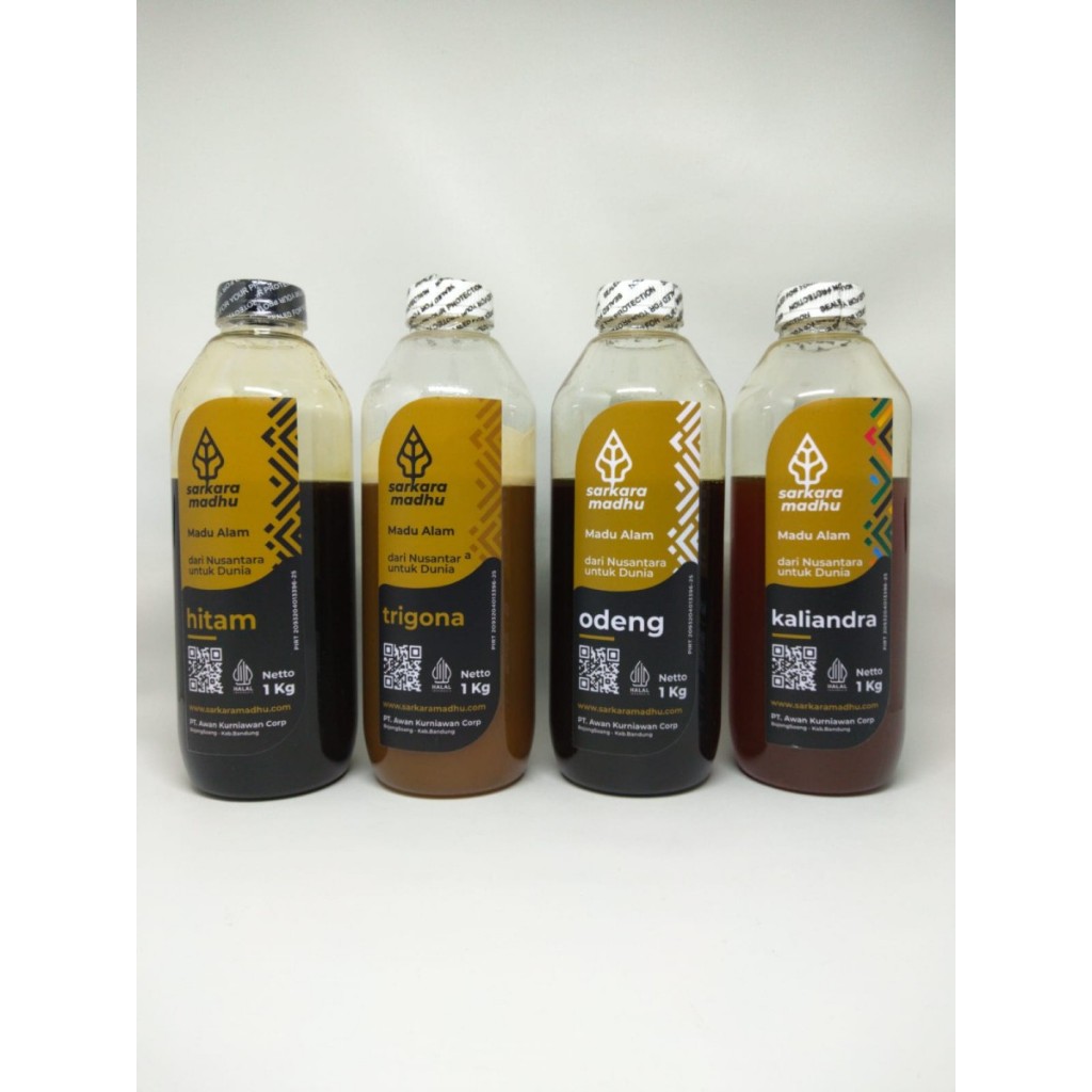

Madu Murni Alami Asli Sarkara Madhu (Kelulut, Klancing, Klanceng, Lonceng, Teuweu, Tigona, Madu Hitam, Madu Pait, Pahit)