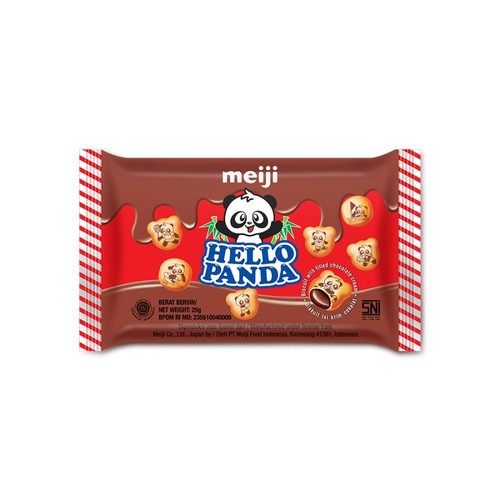 

Meiji Hello Panda 25 gr. Pack isi 12 pcs - Biskuit Renyah dengan Isian Krim