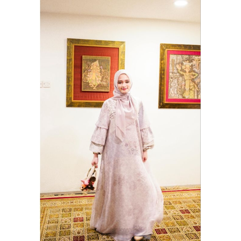 INURA.ID Alesha Dress Raya | Gamis Raya Lebaran Inara Rusli