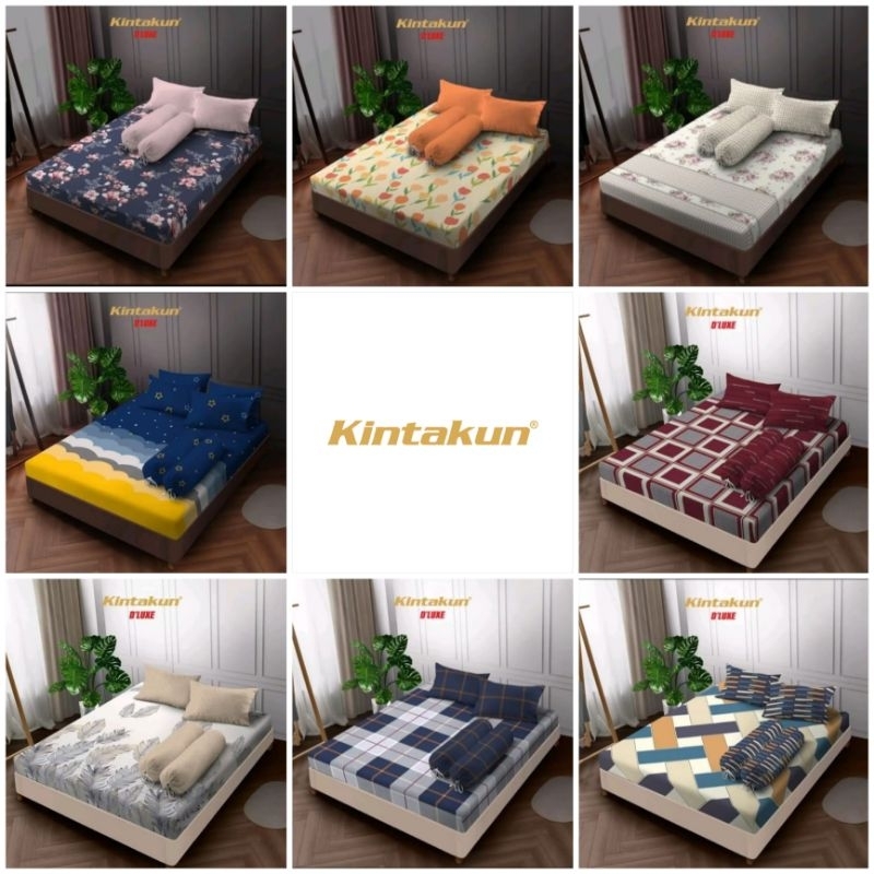 SPREI KINTAKUN 180x200 DLUXE KING SIZE / SPREI KINTAKUN TERBARU / SPREI KINTAKUN TERMURAH / SPREI KI