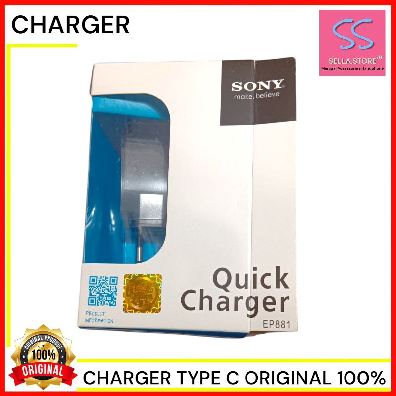 Charger Original SONY Xperia L1 L2 USB Type C