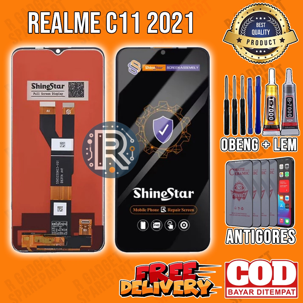 LCD REALME C11 2021 SHINE STAR FULLSET LCD TOUCHSCREEN