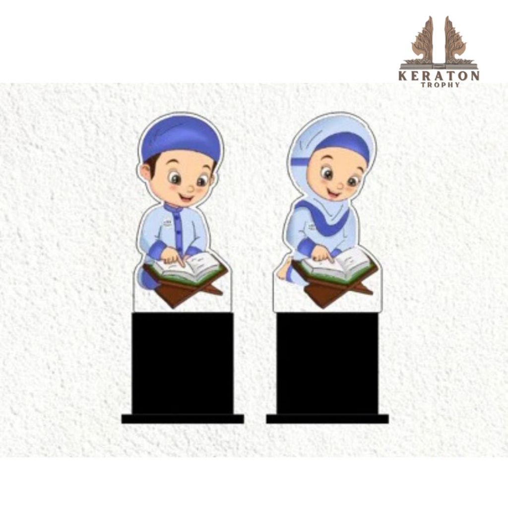 Piala Akrilik Anak Muslim - Piala Wisuda- Piala ANAK Muslim - Plakat Akrilik Wisuda - Plakat Akrilik