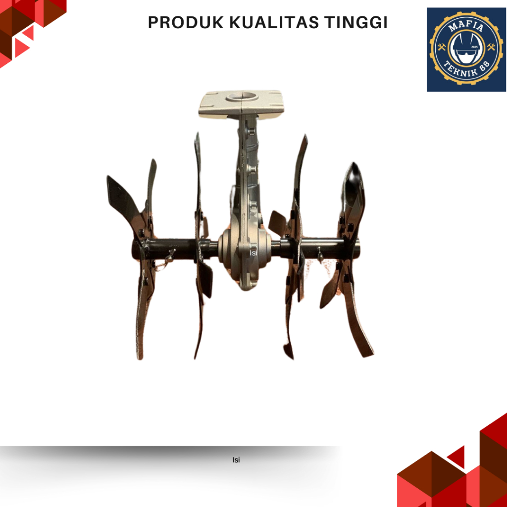 TIGER MINI TILLER HEAD Head Weeder Weeding Kepala Mata Bajak Sawh AS Segi Suri 4 7 9 Adapter Adaptor