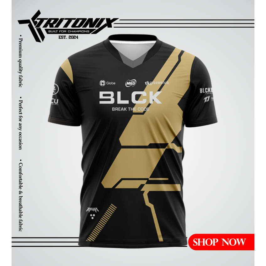 TRITONIX JERSEY KAOS BLACKLIST INTERNATIONAL ESPORT BLCK VER.5 // BAJU JERSEY GAME BLCK V.5