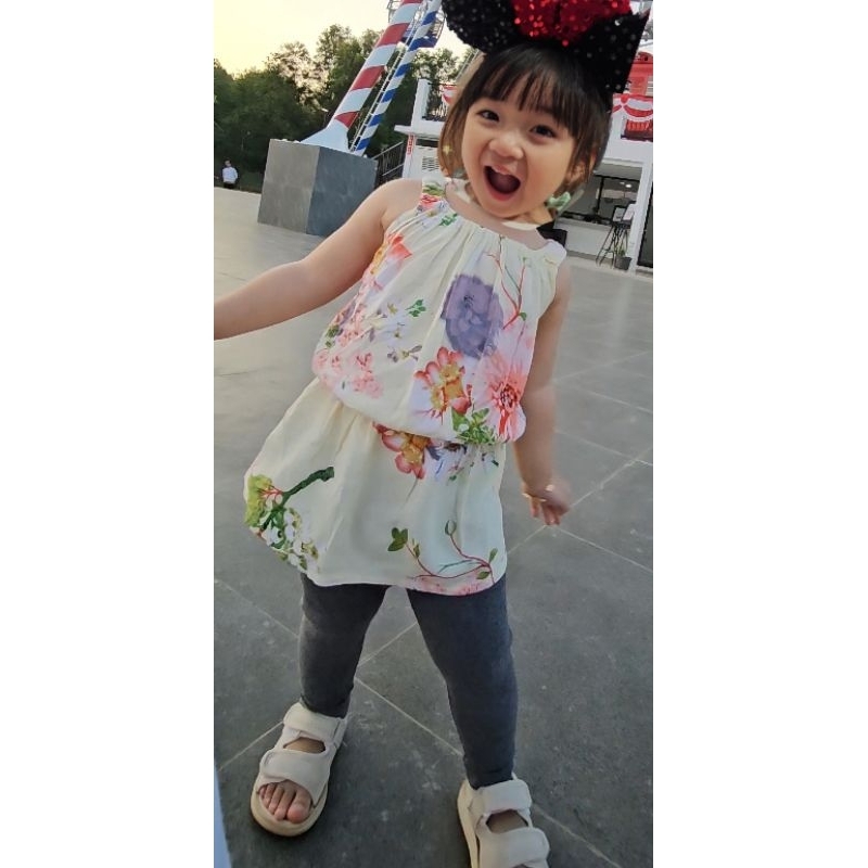 (preloved) baju bali dress barong anak perempuan laki-laki katun rayon kaos usia 1 tahun