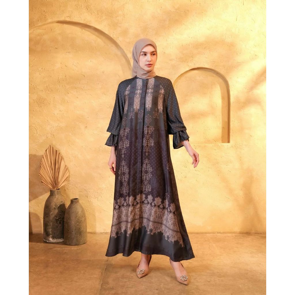 Heaven Lights - Lunara Dress - Dress Motif Wanita