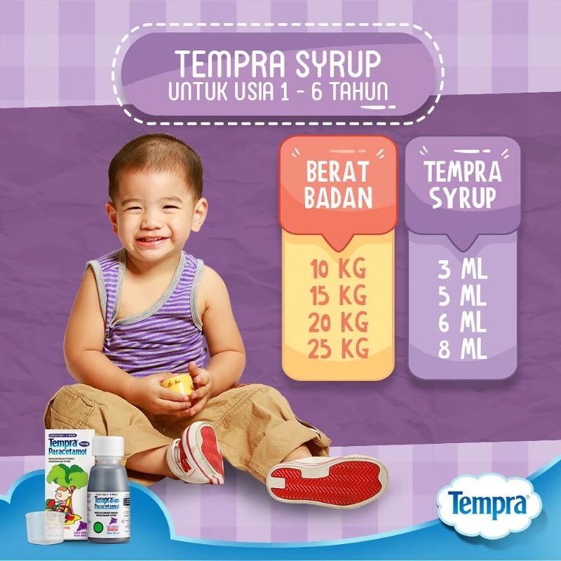 TEMPRA SYRUP DROP DAN FORTE SIRUP - OBAT DEMAM ANAK DAN BAYI - OBAT SAKIT GIGI - SAKIT KEPALA