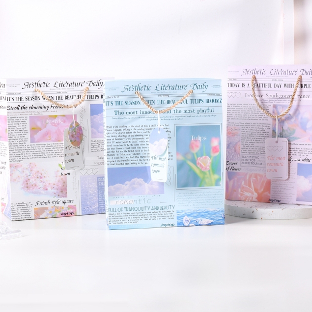 

Joytop Flower Collection Newspaper Paper Bag Gift Bag Tas Kado [CREATIV]