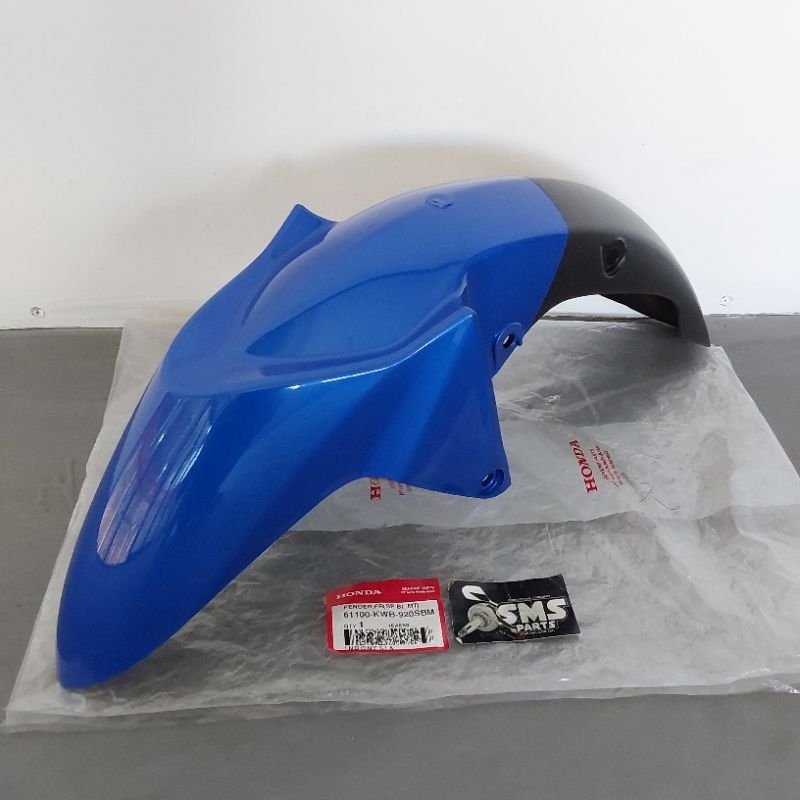 Slebor Spakbor Fender Depan Blade 110 Old Biru Original 61100 KWB 920SBM