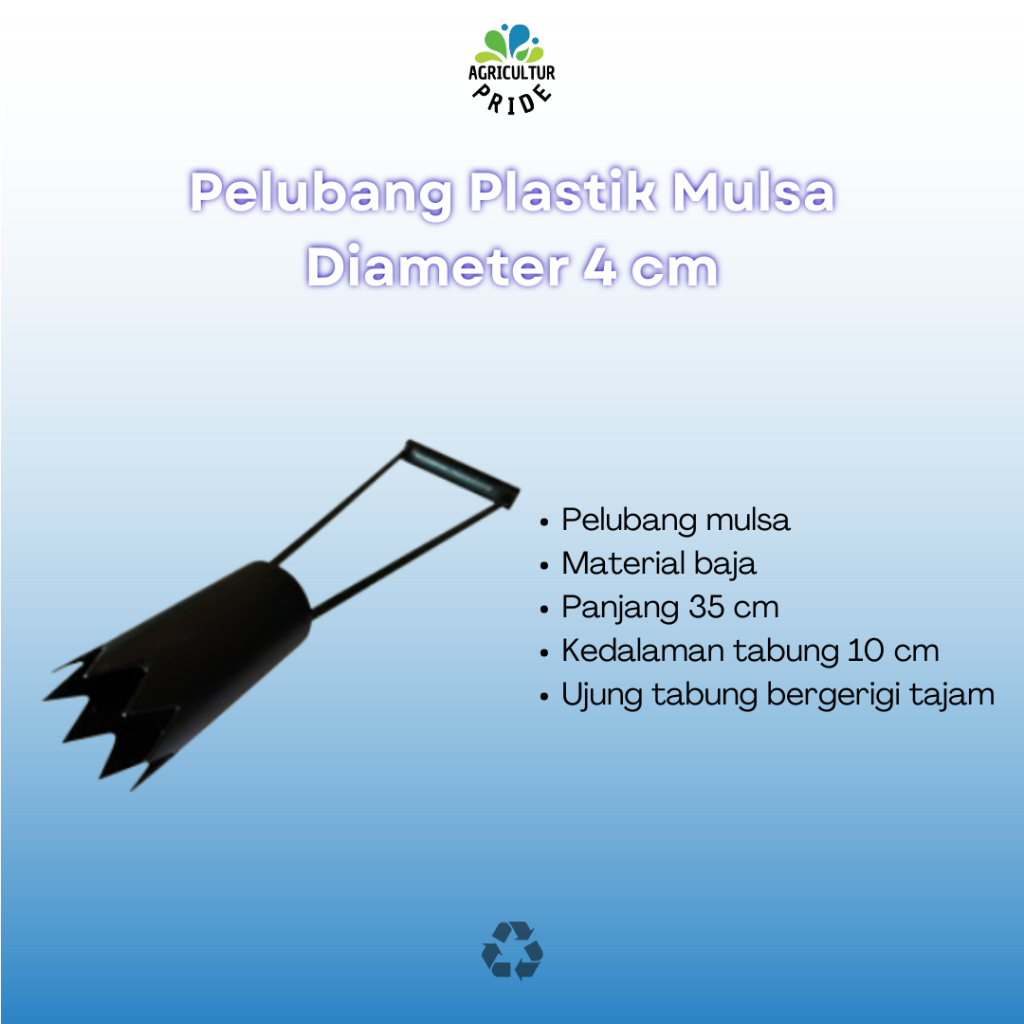 Pelubang Plastik Mulsa 4cm – Alat Pertanian untuk Petani Modern