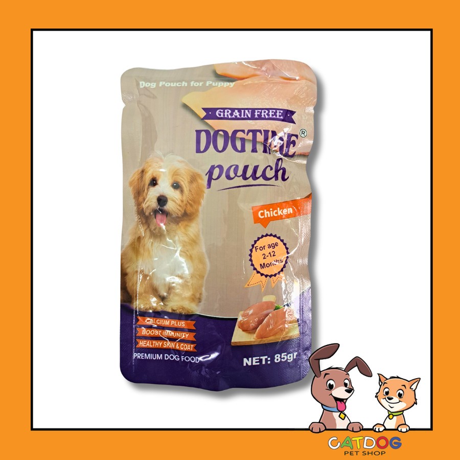 Pouch DOGTIME Puppy Chicken 85gr - Wet Food Puppy