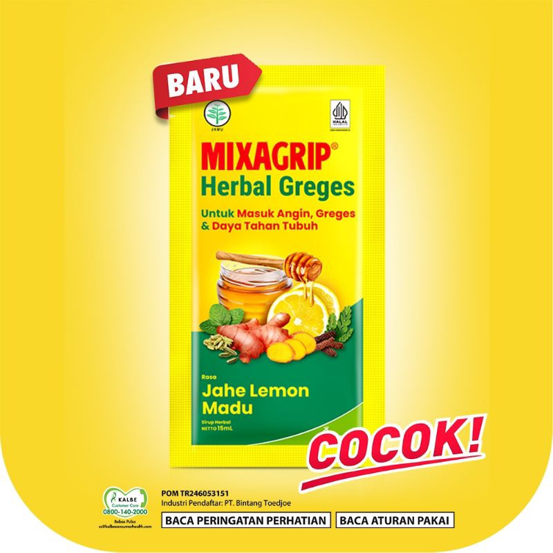 

Syrup Herbal Sachet Untuk MASUK ANGIN & DAYA TAHAN TUBUH_ (KALBE)PROMO!!