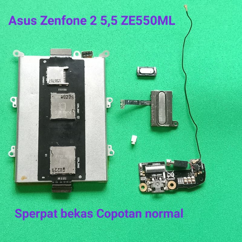 Fleksibel Volume papan konektor cas speaker atas fleksibel Simtray Asus Zenfone 2 5,5 Inchi ZE550ML 