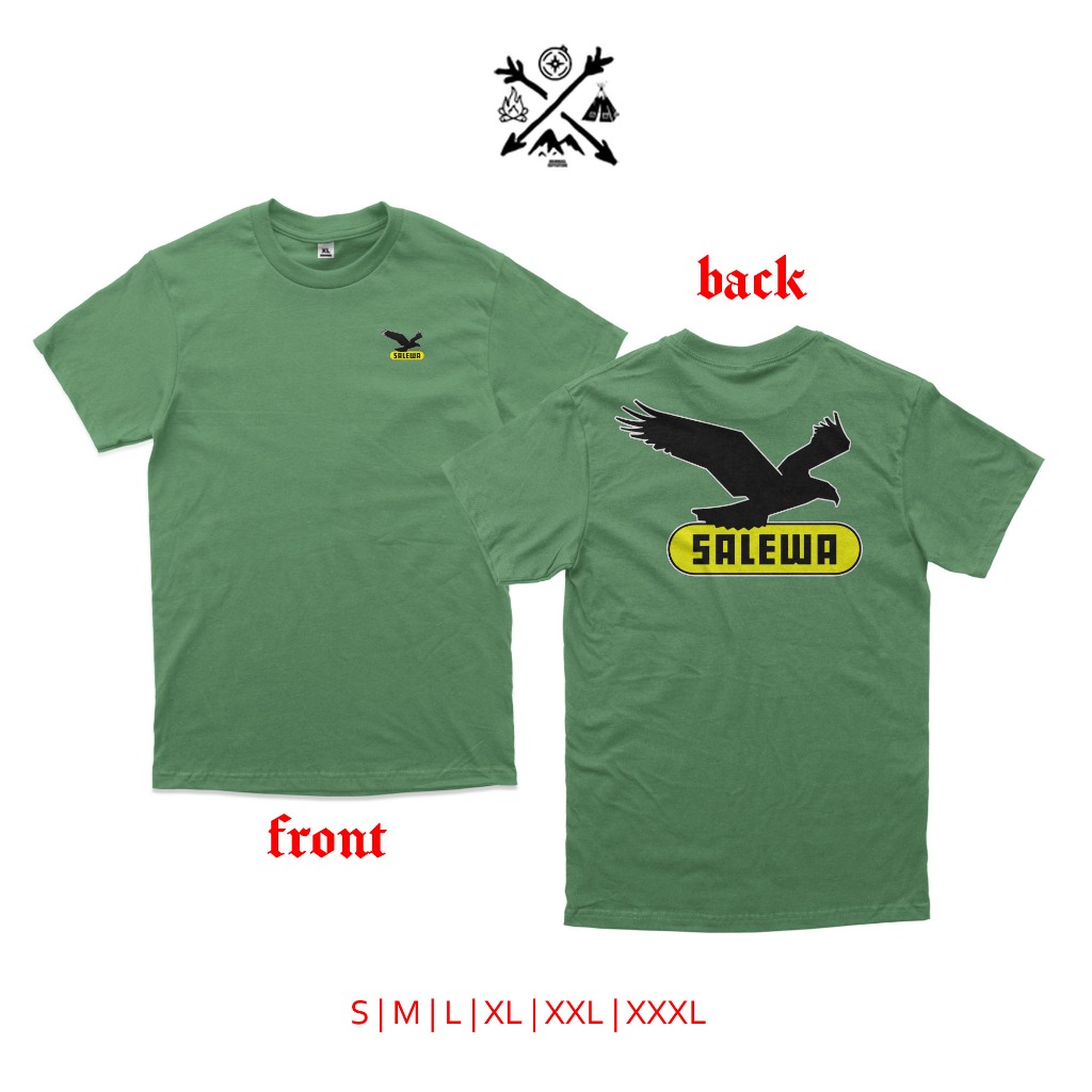 Kaos outdoor salewa tshirt outdoor salewa combed 24s