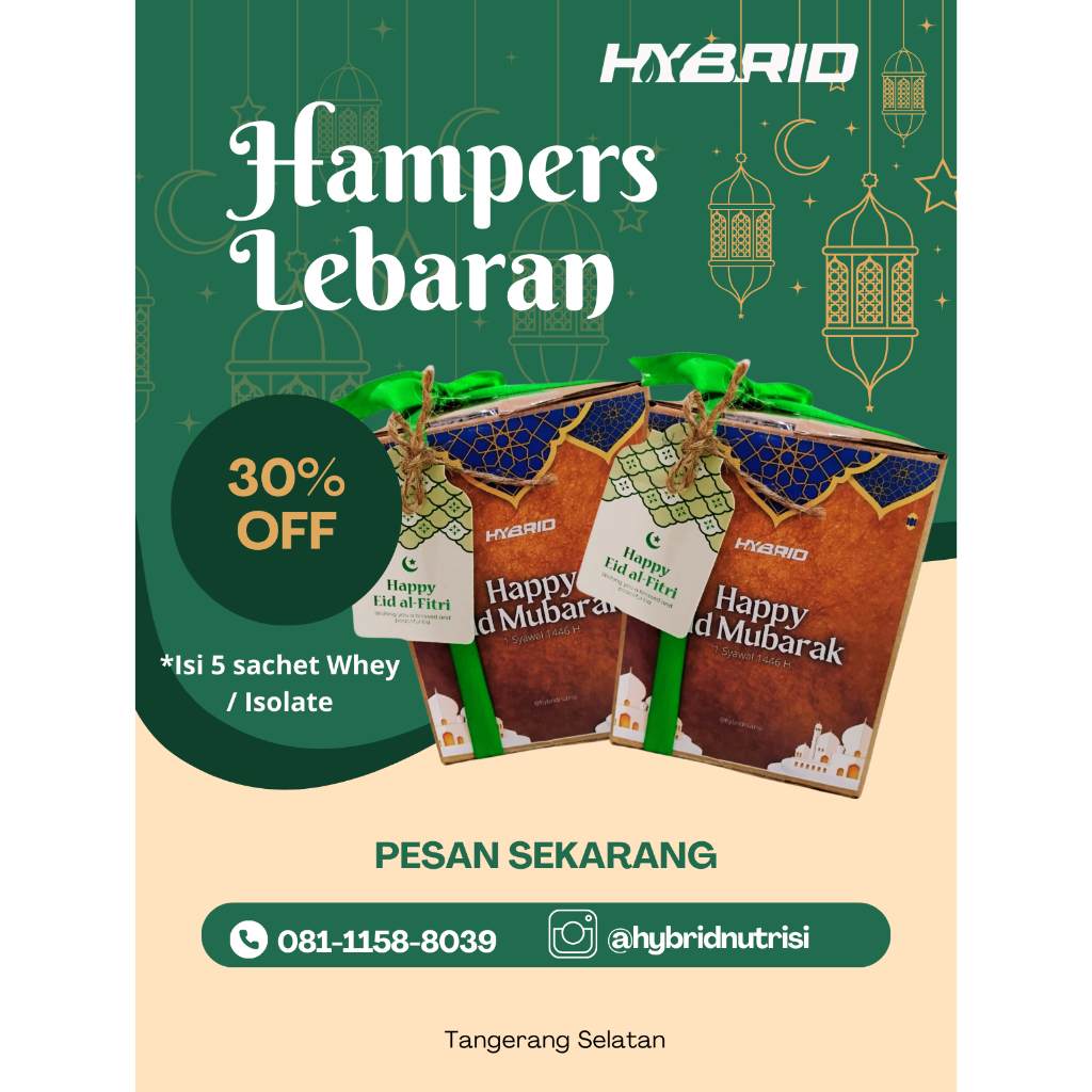 

Parcel hampers gift lebaran idul fitri suplemen olahraga premium