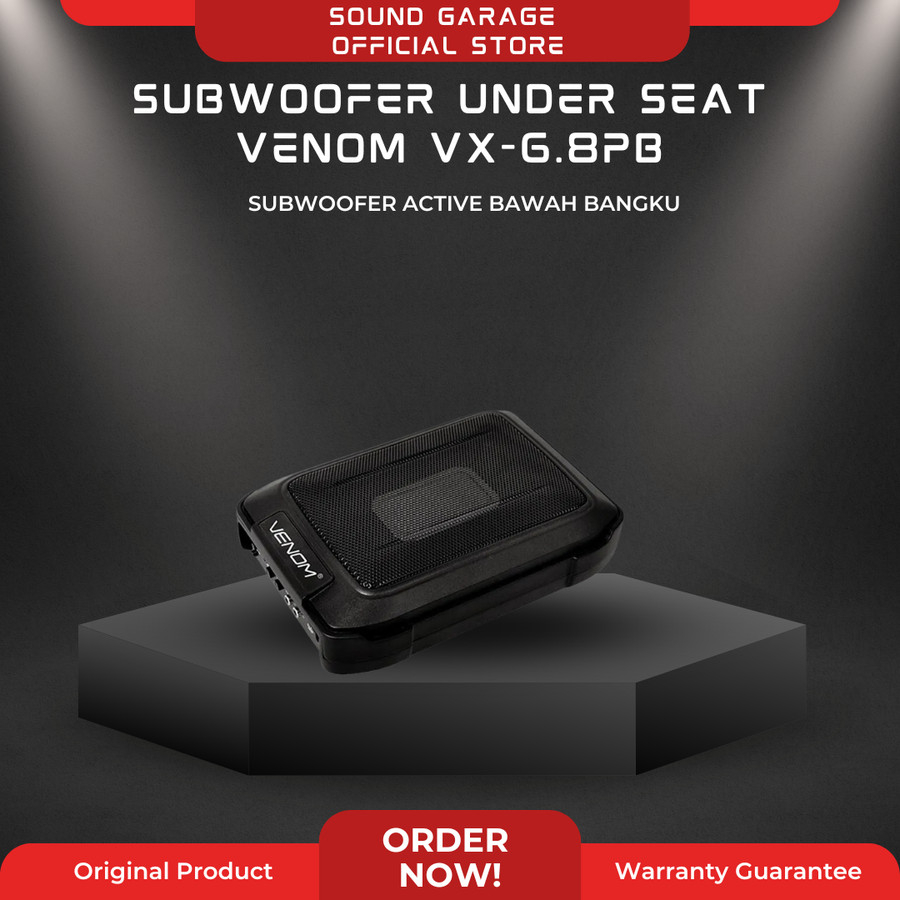 VENOM SUBWOOFER ACTIVE SLIM BASSTUBE KOLONG VX 6.8PB