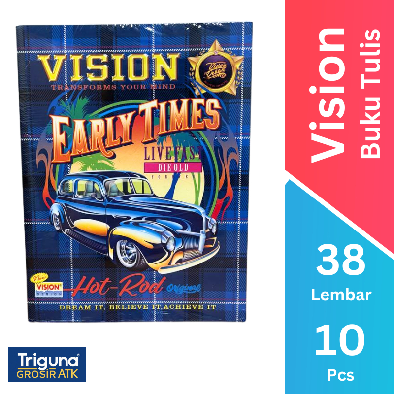

Buku Tulis Vision 38 Lembar 1 Pack (10 pcs)