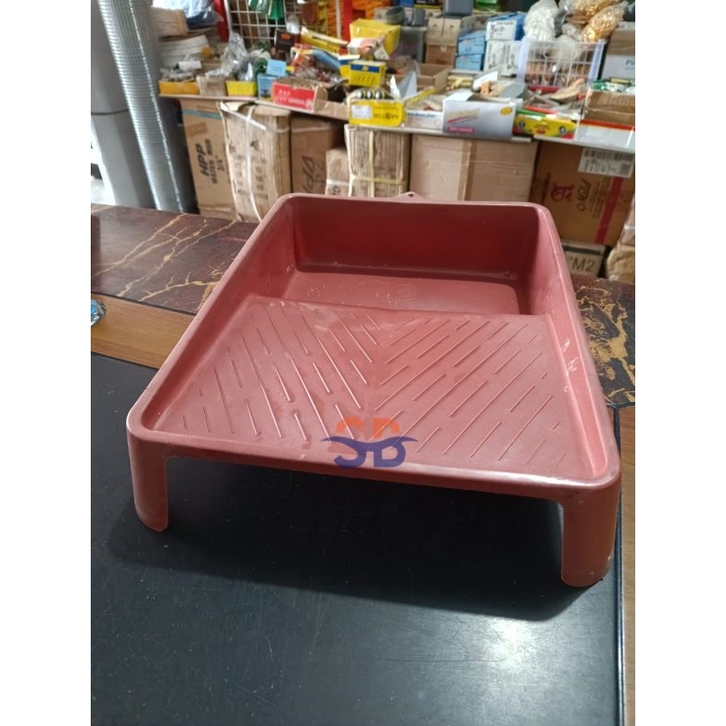 (PEKANBARU ONLY) bak cat / tempat cat kuas roll dinding / wadah tempat baki kuas roll / bak cat plas