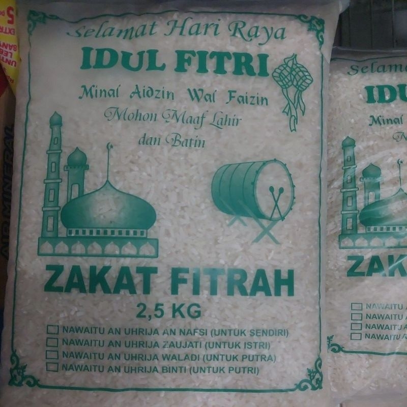 

Beras zakat fitrah 2.5KG