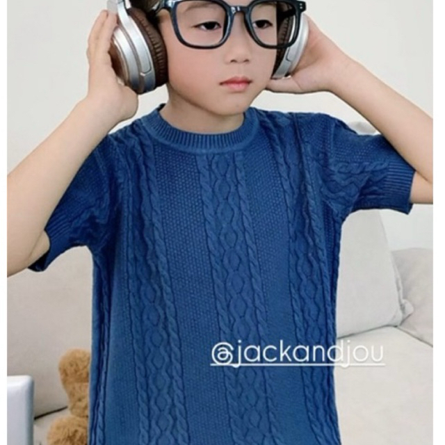 Hiro Top Knit/ Rajut Anak Laki-Laki/Baju Atasan Anak Laki-Laki